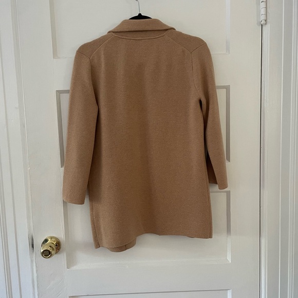 J Crew Sophie Open Front Sweater Blazer - Camel - Picture 4 of 4